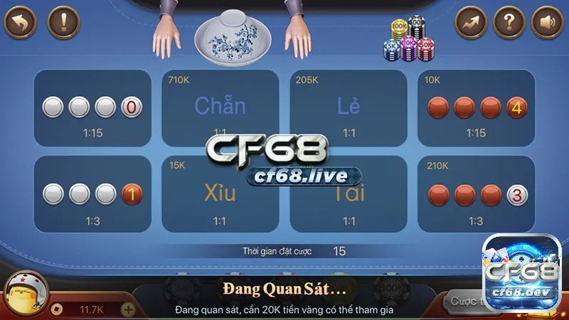 CF68 CF688 – Cổng game cá cược uy tín hàng đầu Châu Á Bàn chơi xóc dĩa chuyên nghiệp