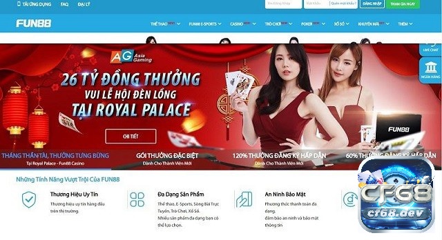 Fun 888: Sân chơi cá cược trực tuyến đa dạng và hấp dẫn Nhà cái uy tín và chất lượng cho người chơi Fun 888