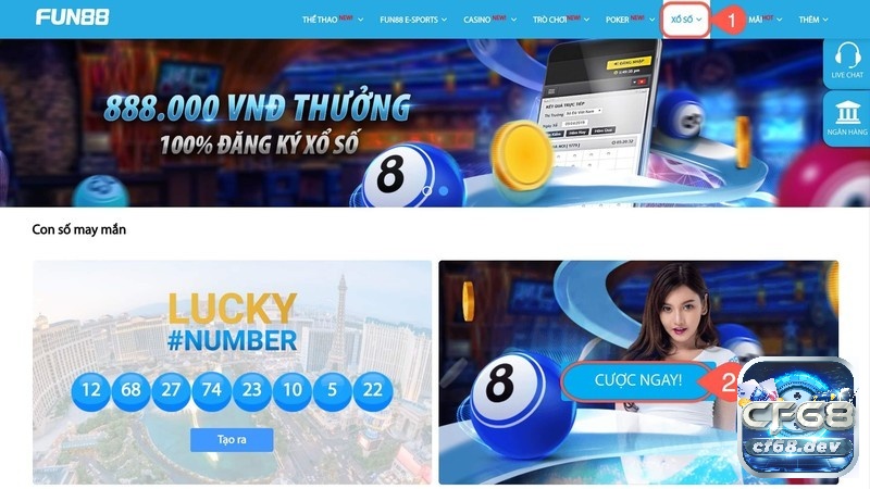 Fun88asia1 - Nhà cái cá cược uy tín hàng đầu Châu Á Xổ số fun88asia1 là trò chơi thu hút đông đảo người tham gia