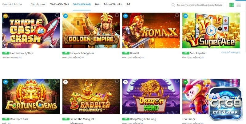 Fun88king – Cổng game cá cược đổi thưởng uy tín hàng đầu Đa dạng các thể loại trò chơi để tham gia