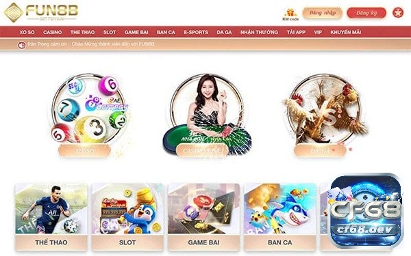 fun8b.coм - Khám phá không gian giải trí đa dạng và thú vị Các trò chơi cáo tại Fun8b.coм
