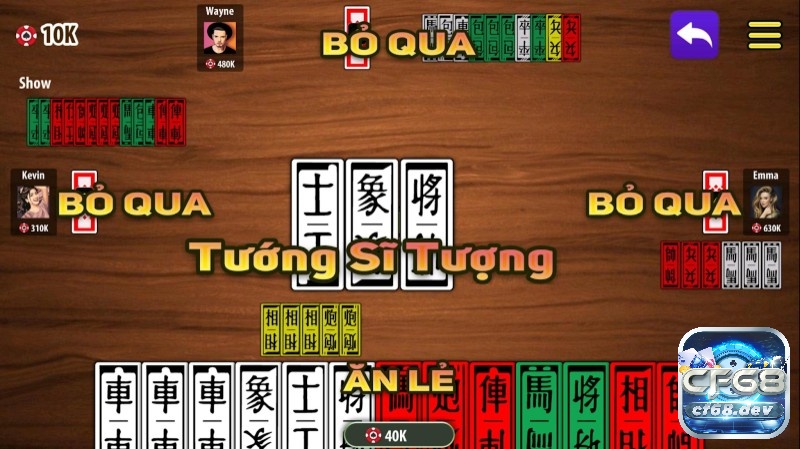 Game bài tứ sắc đổi thưởng: Tựa game được yêu thích tại CF68 Tượng Sĩ Tượng là cách kết hợp tạo ra bài bụng