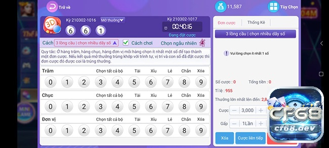 Game uy tin CF68 - Sân chơi hàng đầu với kho game đồ sộ Chơi xổ số online cực kỳ tiện lợi
