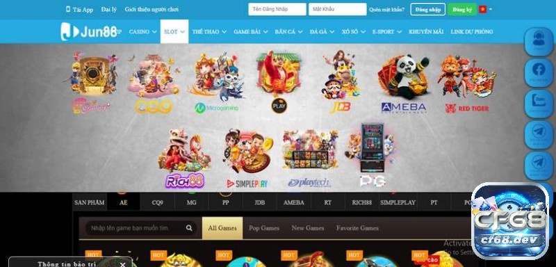 Link vào jun88 an toàn, không bị chặn mới nhất 2023 Có rất nhiều thể loại game chờ bạn khám phá