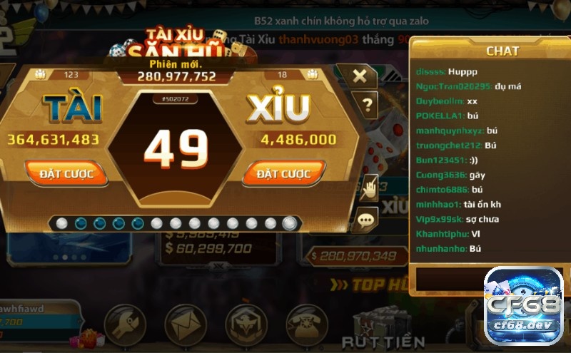 Tài xỉu nổ hũ: Đam mê, hồi hộp và cơ hội thay đổi cuộc sống cf68 Luật và hình thức chơi cá cược tài xỉu nổ hũ