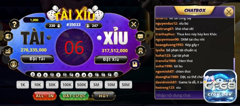 Trò chơi tài xỉu vnloto - Địa chỉ cá cược hot nhất 2023 Game Tài xỉu VNLOTO có giao diện đồ họa đẹp mắt