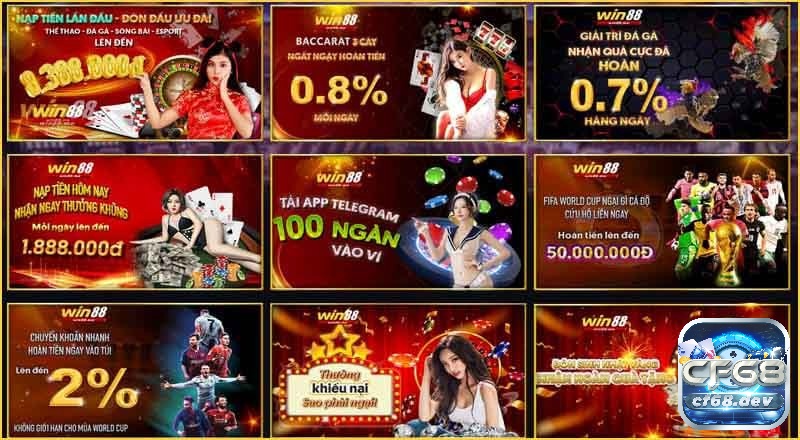 Win88 tài xỉu và những điều bạn cần biết mới nhất 2023 Nhiều khuyến mãi hấp dẫn dành tặng người chơi
