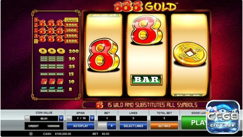 888 gold slot: Nổ hũ cổ điển phong cách Trung Hoa siêu hay Hướng dẫn chơi 888 Gold chi tiết