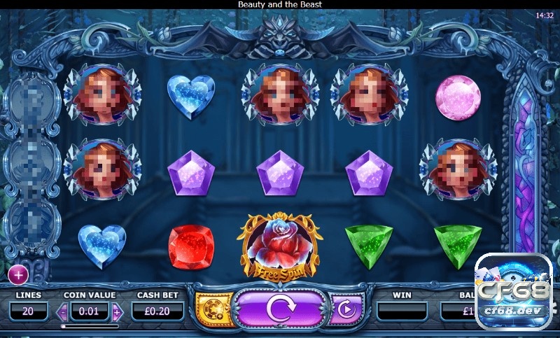 Beauty and The Beast slot hấp dẫn với RTP lên đến 97% Các biểu tượng điển hình của game