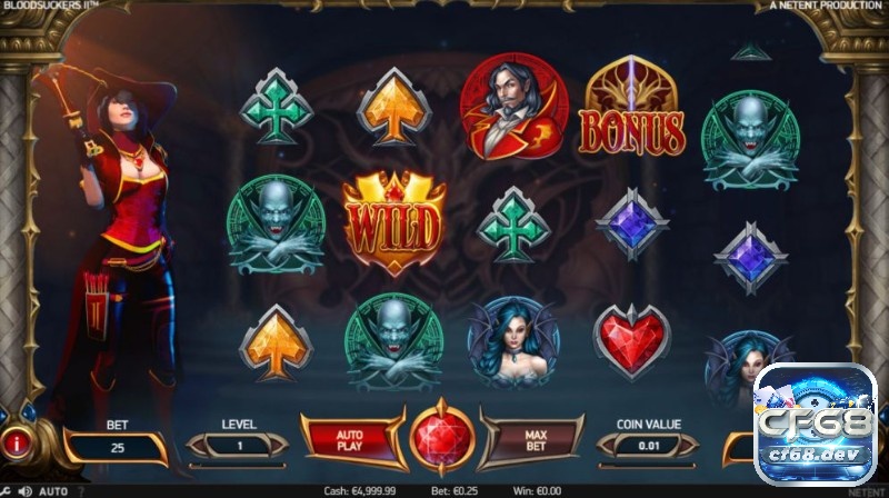 Blood Suckers II slot: Kẻ hút máu bản nâng cấp đầy hấp dẫn cf68 Hướng dẫn chơi game cho người mới