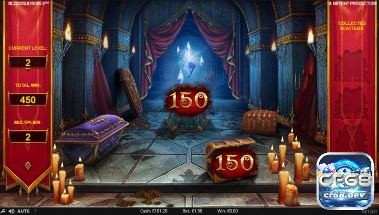 Blood Suckers II slot: Kẻ hút máu bản nâng cấp đầy hấp dẫn cf68 RTP game ở mức trung bình