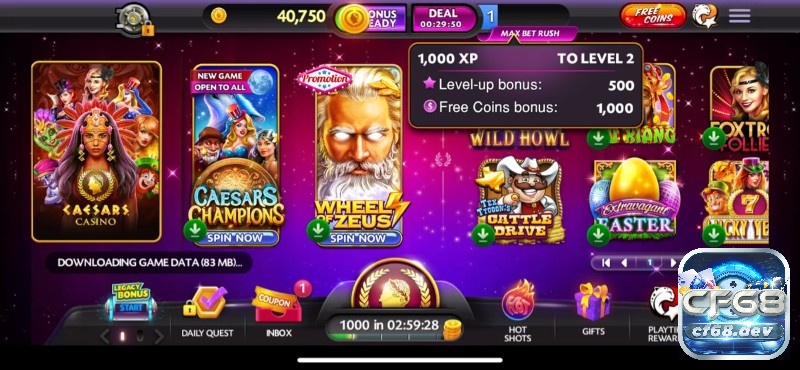 Caesars slots: Cổng game nổ hũ đình đám nhất tại Mỹ cf68 Chơi game miễn phí mà không cần mua trò chơi