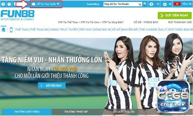 Fun88 vui com - Nền tảng cung cấp dịch vụ cá cược số 1 Châu Á Khuyến mãi bom tấn khi là thành viên tại Fun88 com vui