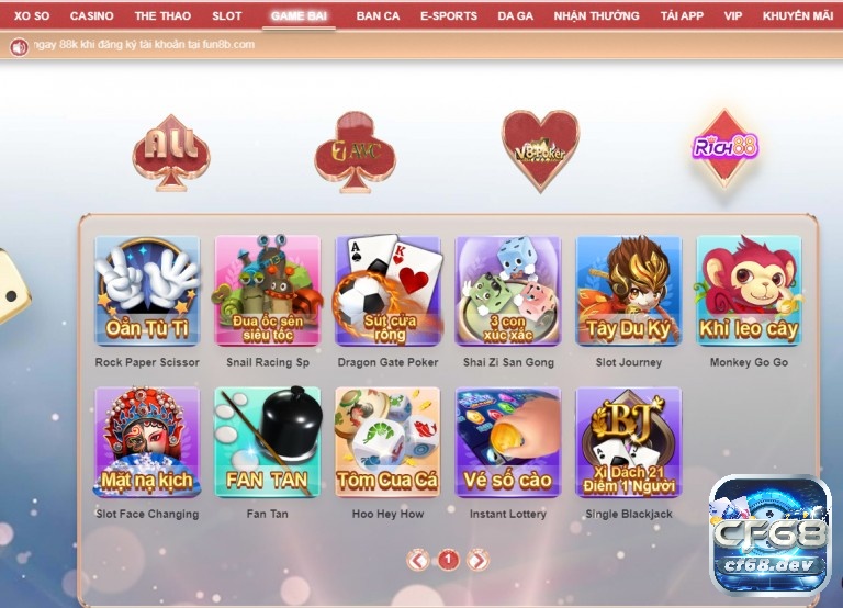 Fun88B Club: Trải nghiệm đỉnh cao của trò chơi đổi thưởng Fun88B Club: Nơi hội tụ niềm vui và may mắn