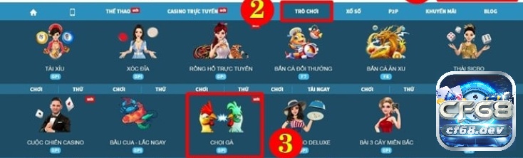 Game đá gà tại cf68: Sân chơi đá gà ăn tiền uy tín nhất Giao diện chính thức tại nhà cái