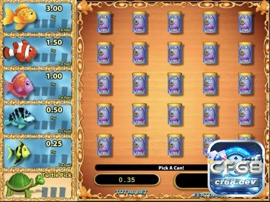 Gold Fish casino slot với giải thưởng lớn nhất 1.050.000$ Tính năng cá vàng siêu thú vị trong game