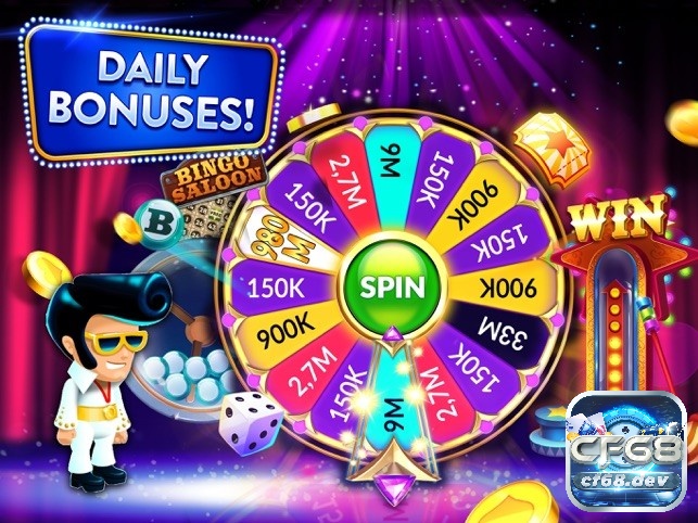Heart of Vegas casino: Tham gia để nhận Jackpot khủng từ Cf68 Kết nối với bạn bè trên Facebook để tăng thưởng