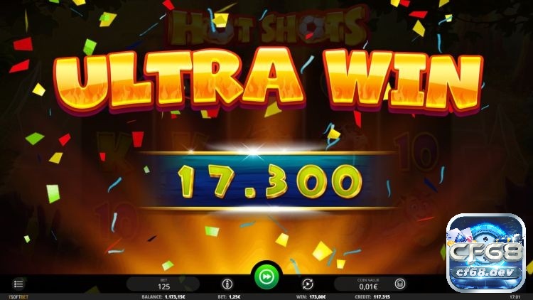 Hot Shot casino slot với tỷ lệ RTP siêu hấp dẫn 97.15% RTP cao đem đến cơ hội ăn thưởng thường xuyên hơn