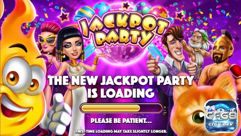 Jackpot Party Casino slots với hơn 200 game miễn phí Đạt cấp độ cao hơn để mở khoá trò chơi mới