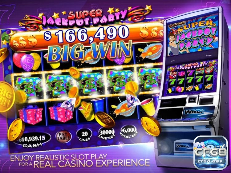 Jackpot Party Casino slots với hơn 200 game miễn phí Chương trình VIP dành riêng cho khách hàng trung thành