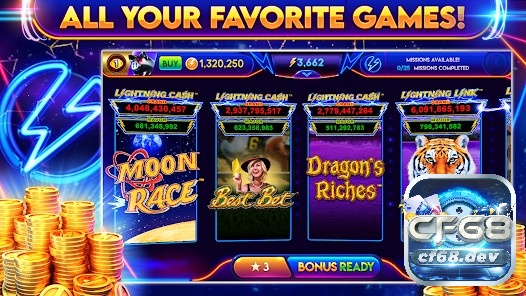 Lightning Link casino slots: Nhận ngay 10 triệu xu free Sòng bạc siêu hấp dẫn với loạt trò chơi đỉnh cao