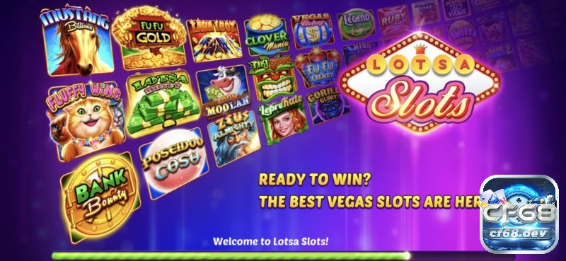 Lotsa Slots: Tham gia và nhận tiền chào mừng 2 triệu xu Hãy tải ngay ứng dụng để trải nghiệm cổng game hàng đầu hiện nay