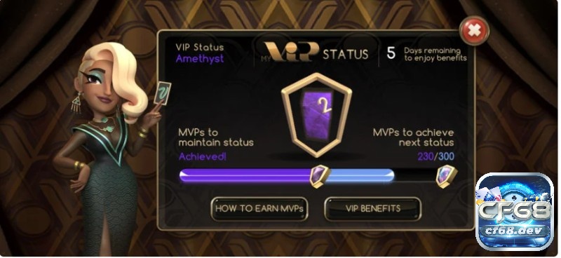 Myvegas slots: Tham gia để nhận 6 triệu xu miễn phí Chương trình VIP với nhiều ưu đãi đặc quyền