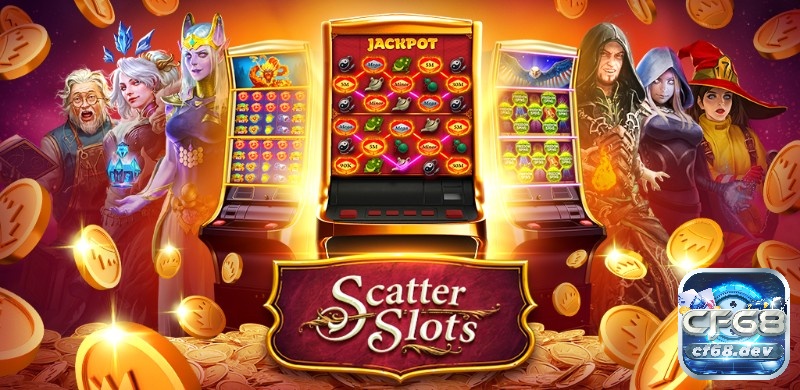 Scatter Slots: Tham gia để nhận 12 triệu xu miễn phí Ứng dụng Scatter có sẵn trên di động