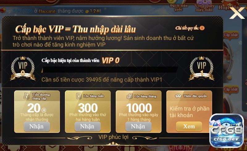 cf68. live phiên bản tiền nhiệm chính thức của cf68.dev cf68s.me luôn có nhiều chương trình khuyến mãi đặc quyền cho thành viên tham gia, gắn bó từ cf68 .live