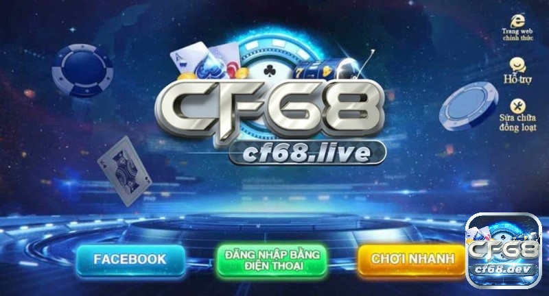 cf68. live phiên bản tiền nhiệm chính thức của cf68.dev cf68. live là website chính thức của thương hiệu cf68 club