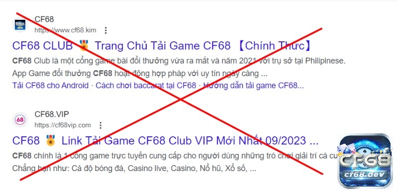 CF68 uy tín không? Tại sao lại có tin đồn CF68 lừa đảo? Các Website giả mạo thương hiệu CF68