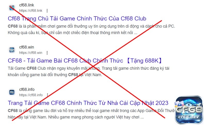 CF68 uy tín không? Tại sao lại có tin đồn CF68 lừa đảo? Không tham gia bất kì website giả mạo để tránh thắc mắc cf68 uy tín không