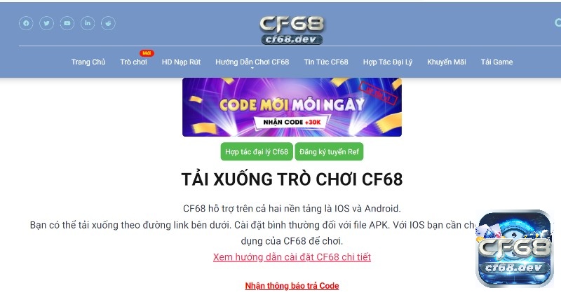 Chơi cf68 trên Web có được hay không? Cách tải cf68 chi tiết Chơi cf68 trên Web hiện không còn khả dụng