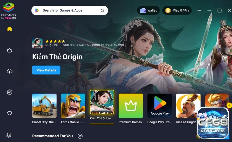 Chơi cf68 trên Web có được hay không? Cách tải cf68 chi tiết Tải giả lập Mobile để có thể chơi cf68 trên Web với PC