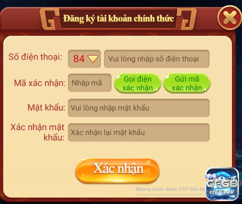 Đăng ký CF68 có những hình thức nào? Cách đăng ký ra sao? Chọn phương thức đăng ký cf68 bằng số điện thoại