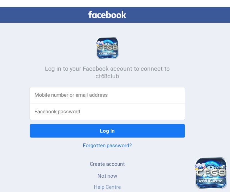 Đăng ký CF68 có những hình thức nào? Cách đăng ký ra sao? Đăng ký thông qua Facebook tại CF68
