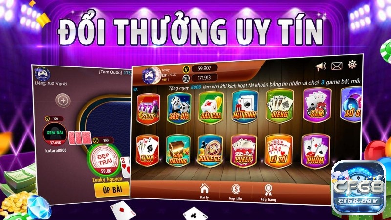 Game bài online đổi thưởng: top 4 game bài đổi thưởng phổ biến Cùng CF68 khám phá các game bài online đổi thưởng nhé!