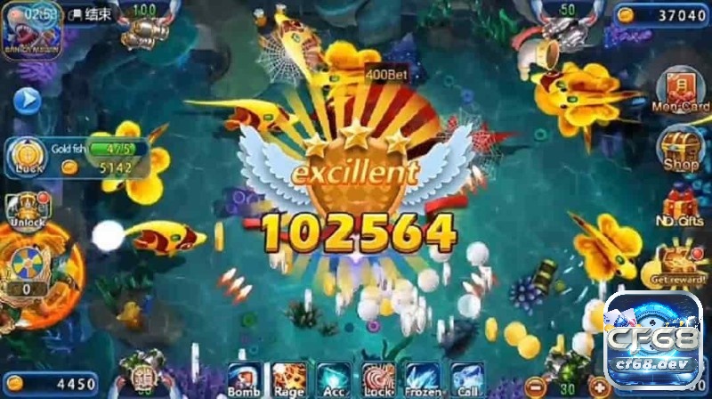 Game ban cá là gì? Mẹo chơi game bắn cá online hiệu quả nhất cf68 Những chú cá lớn luôn đem về những phần thưởng hấp dẫn