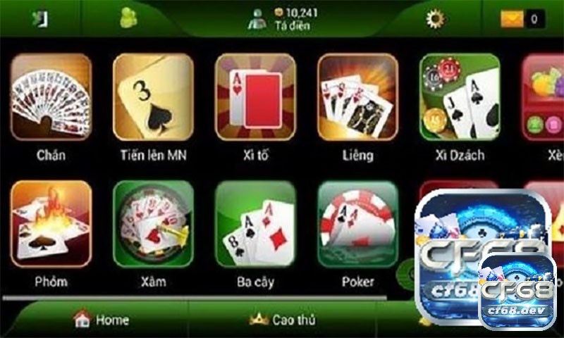 Gem danh bai online: Trải nghiệm dễ dàng game bài hấp dẫn cf68 CF68 cung cấp một loạt các trò chơi đánh bài phong phú như Poker, Blackjack, Baccarat, Rummy,...