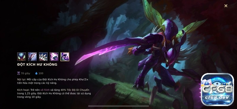 Kha'zix Tốc Chiến: Hướng dẫn cách lên đồ, bảng ngọc mùa 10 Sử dụng chiêu cuối hợp lí Kha'zix sẽ trở nên vô cùng biến ảo