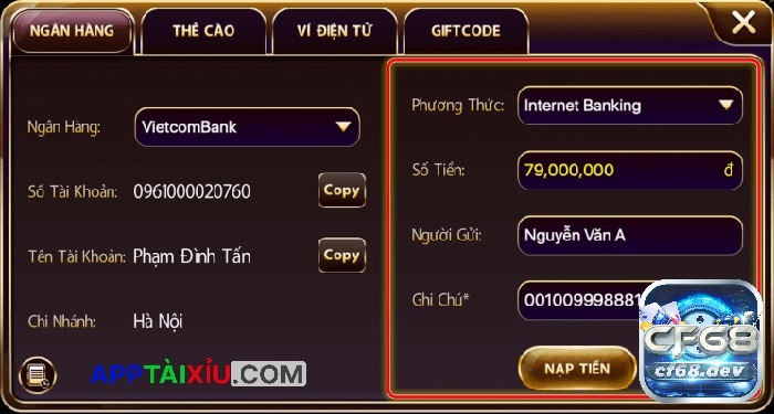 Ảnh tài xỉu: Top hình tài xỉu đẹp, chế cực hài hước và ấn tượng tại cf68 Ảnh tài xỉu về lịch sử nạp tiền