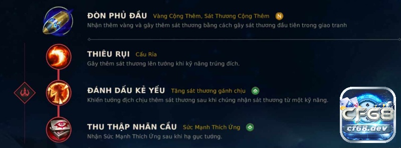 Cach len do Bran chuẩn nhất cho game thủ Tốc Chiến mùa 10 Cach len do Bran, bảng ngọc bổ trợ Thần Lửa