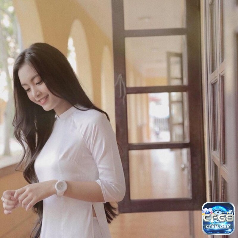 Gái đẹp gái xinh: Top ảnh gái cute, nóng bỏng, quyến rũ nhất cf68 Gái đẹp gái xinh trong chiếc áo dài truyền thống