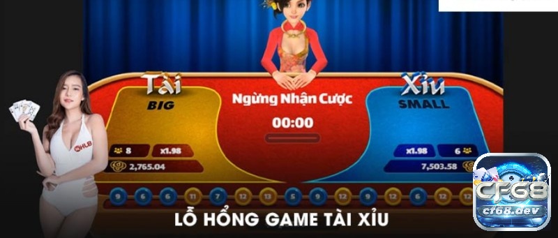 Lỗ hổng game tài xỉu và những lợi thế dành cho người chơi cf68 Lợi thế cho người chơi biết tận dụng lỗ hổng game tài xỉu