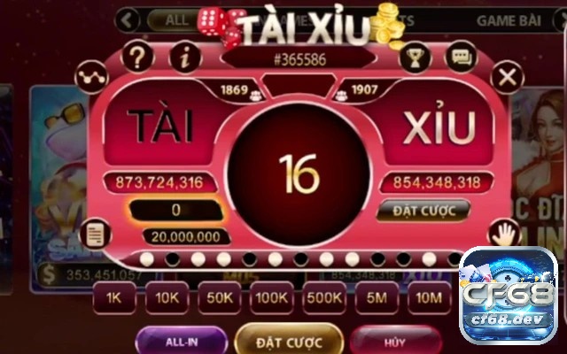 Lỗ hổng game tài xỉu và những lợi thế dành cho người chơi cf68 Trò chơi tài xỉu và sức hấp dẫn đối với người chơi