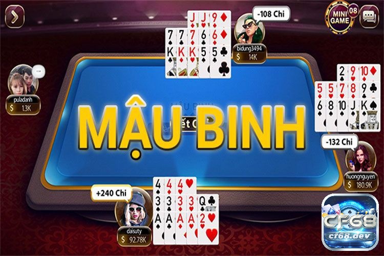 Luật chơi mậu binh chi tiết, cập nhật mới nhất | CF68.DEV Nắm chi tiết luật chơi mậu binh quy định về các lá bài