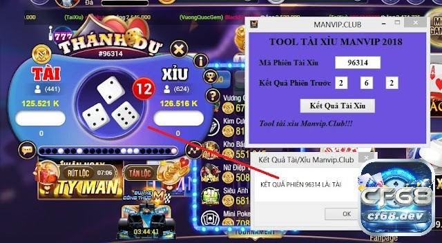 Tool hack tài xỉu trên điện thoại dự đoán kết quả chuẩn xác 100% Tool hack tài xỉu Manvip trên điện thoại
