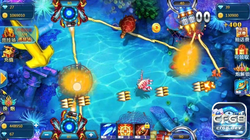 Trò chơi bắn cá online: Luật chơi và các mẹo chơi hiệu quả nhất với cf68 Game bắn cá online với giao diện sống động, thu hút nhiều người tham gia