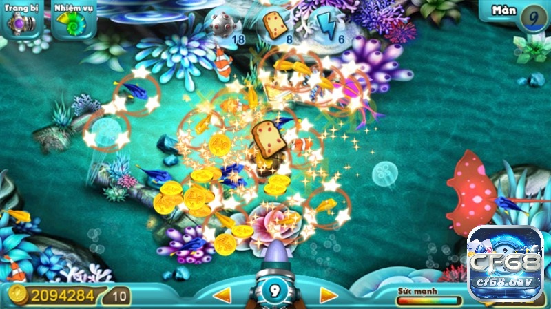 Trochoi ban ca: Review game bắn cá đầy hấp dẫn và thú vị cf68 Âm thanh và đồ họa trong Trochoi Bắn Cá mang đến một trải nghiệm hấp dẫn và sống động.