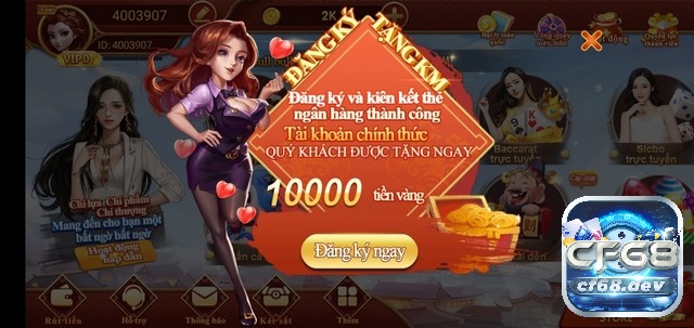 CF68 cổng game – Sân chơi đẳng cấp nhất mọi thời đại Đăng ký CF68 bằng mạng xã hội
